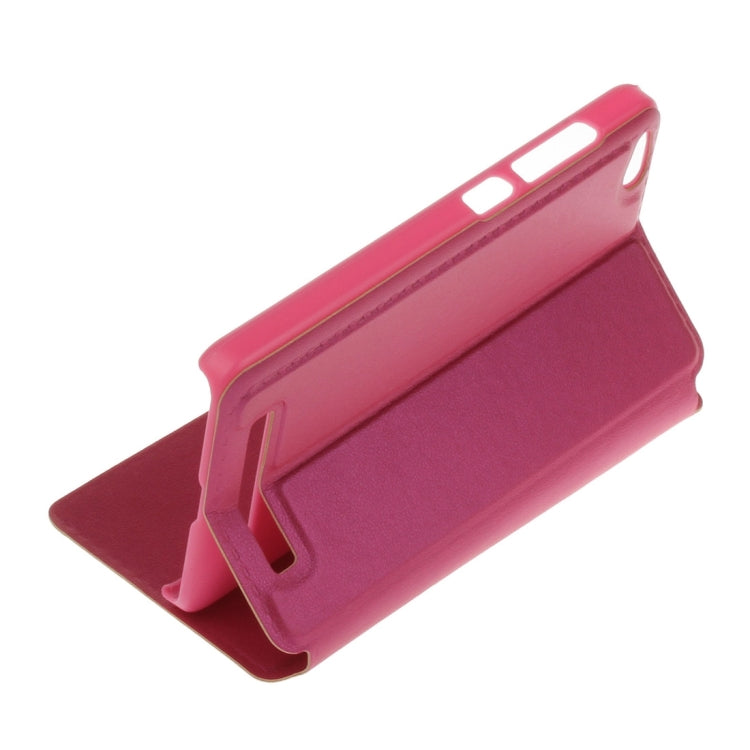 For Xiaomi Redmi 4A Litchi Texture Horizontal Flip PU Leather Case with Call Display ID