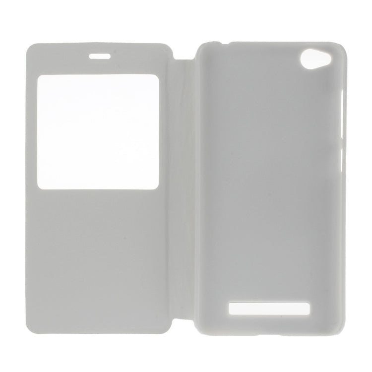 For Xiaomi Redmi 4A Litchi Texture Horizontal Flip PU Leather Case with Call Display ID