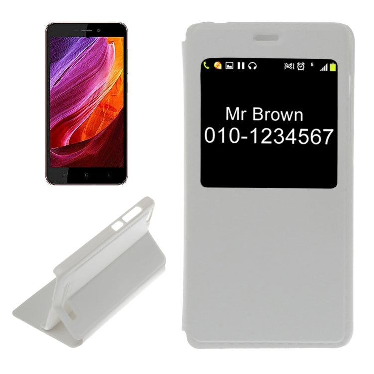 For Xiaomi Redmi 4A Litchi Texture Horizontal Flip PU Leather Case with Call Display ID