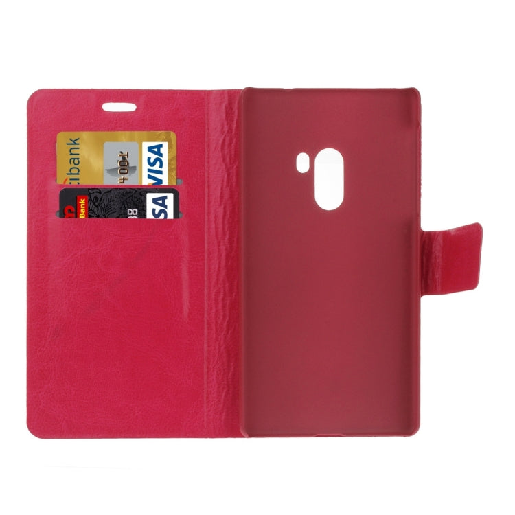 For Xiaomi Mi Mix Crazy Horse Texture Horizontal Flip PU Leather Case with Holder & Card Slots