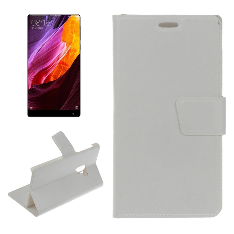 For Xiaomi Mi Mix Crazy Horse Texture Horizontal Flip PU Leather Case with Holder & Card Slots