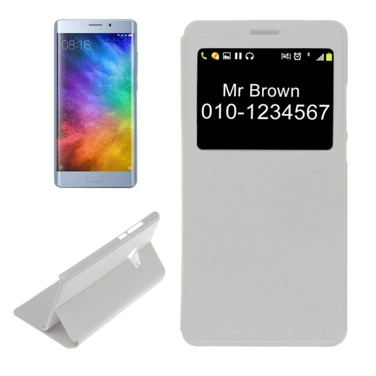 For Xiaomi Note 2 Litchi Texture Horizontal Flip PU Leather Case with Call Display ID