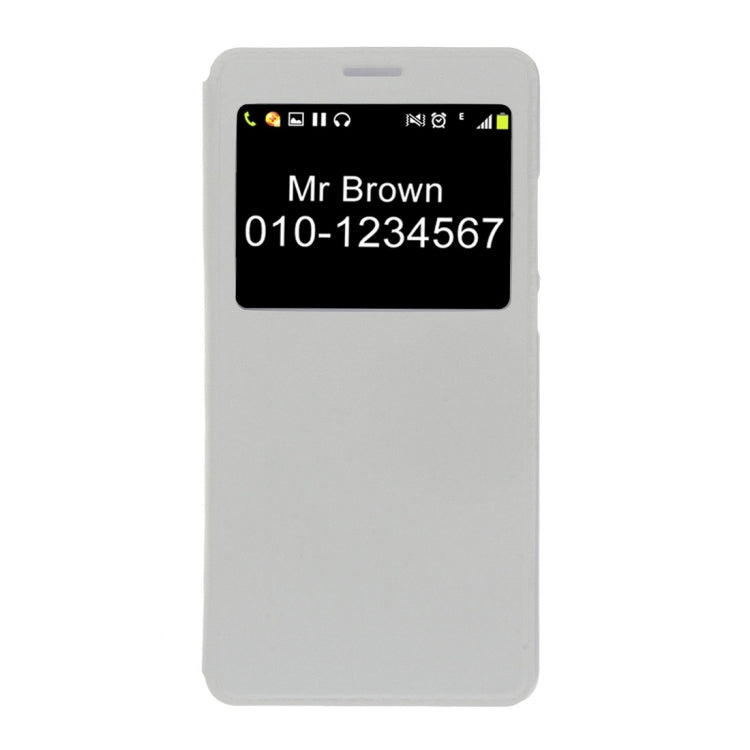 For Xiaomi Note 2 Litchi Texture Horizontal Flip PU Leather Case with Call Display ID