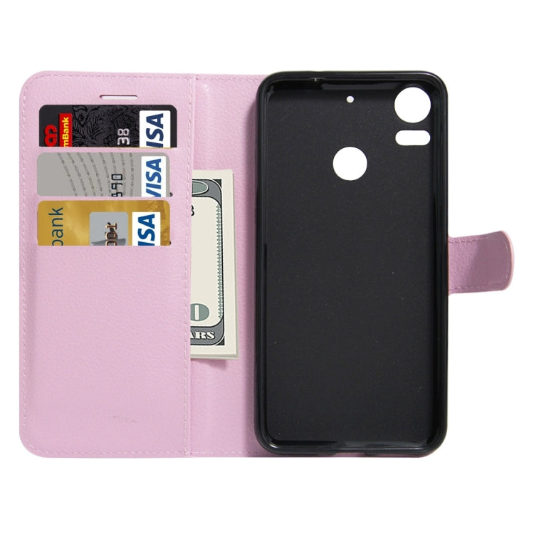 For HTC Desire 10 pro Litchi Texture Horizontal Flip Leather Case with Holder & Card Slots & Wallet