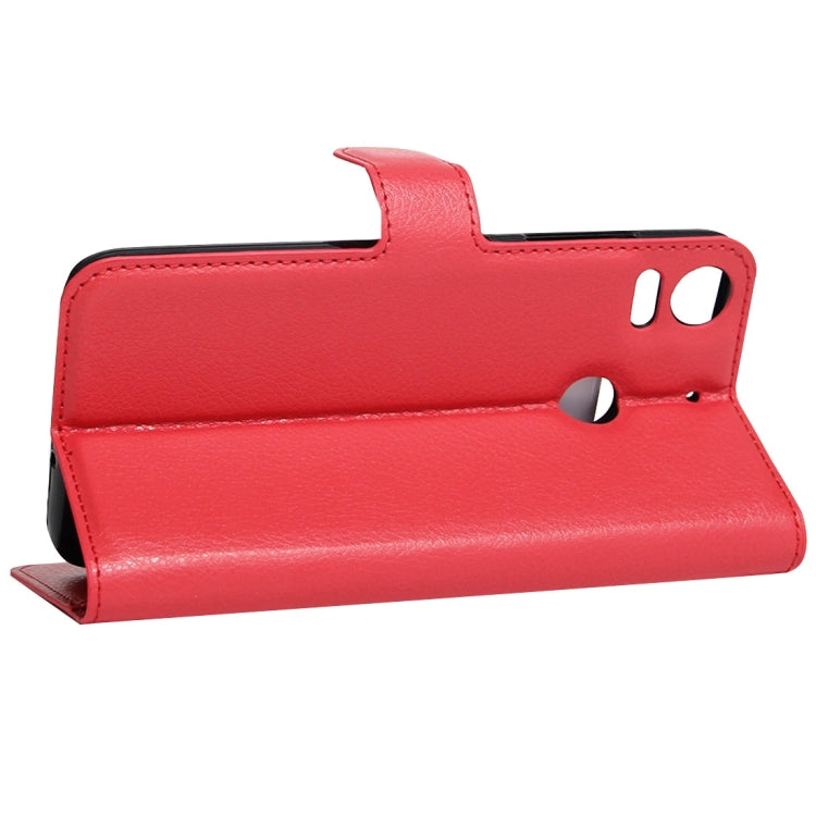 For HTC Desire 10 pro Litchi Texture Horizontal Flip Leather Case with Holder & Card Slots & Wallet