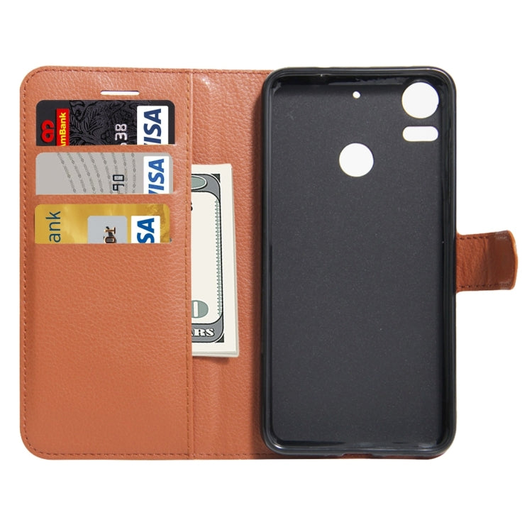For HTC Desire 10 pro Litchi Texture Horizontal Flip Leather Case with Holder & Card Slots & Wallet