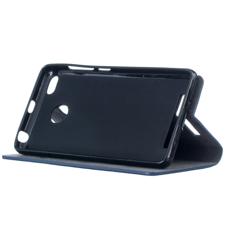 For Xiaomi Redmi 3S Canvas Pattern PU + TPU Horizontal Flip Leather Case with Holder & Card Slots