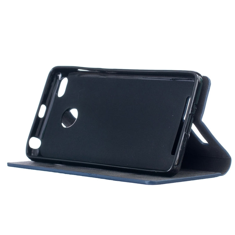 For Xiaomi Redmi 3S Canvas Pattern PU + TPU Horizontal Flip Leather Case with Holder & Card Slots