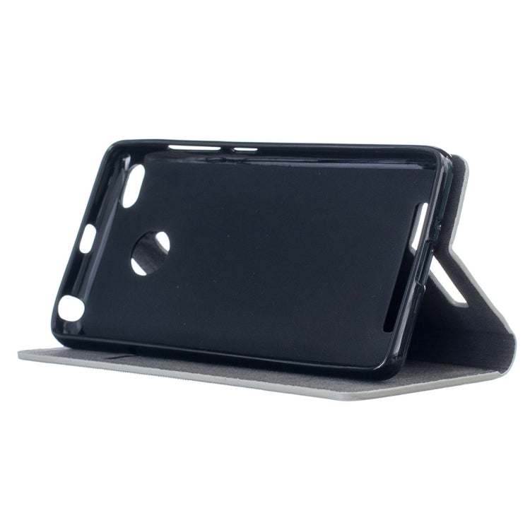 For Xiaomi Redmi 3S Canvas Pattern PU + TPU Horizontal Flip Leather Case with Holder & Card Slots