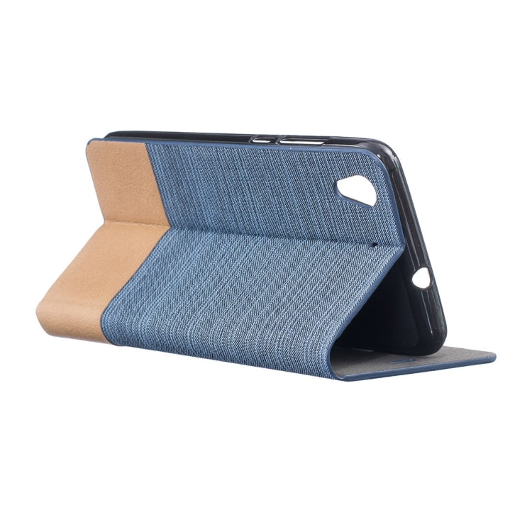 For Huawei Honor 5A Canvas Pattern PU + TPU Horizontal Flip Leather Case with Holder & Card Slots