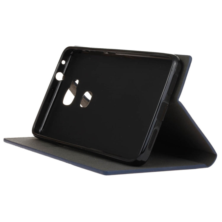 For Huawei Honor 5C Canvas Pattern PU + TPU Horizontal Flip Leather Case with Holder & Card Slots