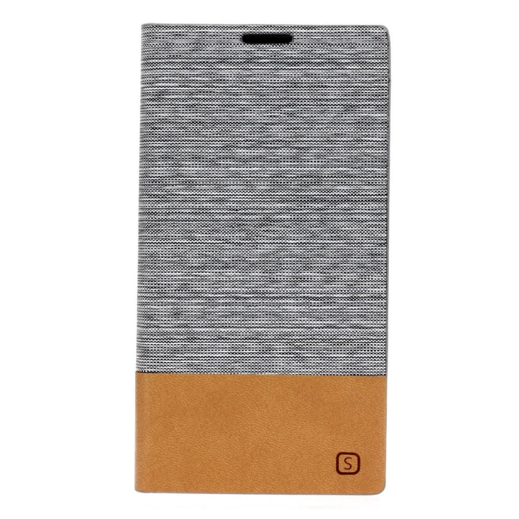 For Huawei Honor 5C Canvas Pattern PU + TPU Horizontal Flip Leather Case with Holder & Card Slots