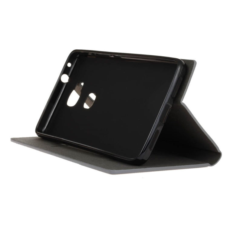 For Huawei Honor 5C Canvas Pattern PU + TPU Horizontal Flip Leather Case with Holder & Card Slots