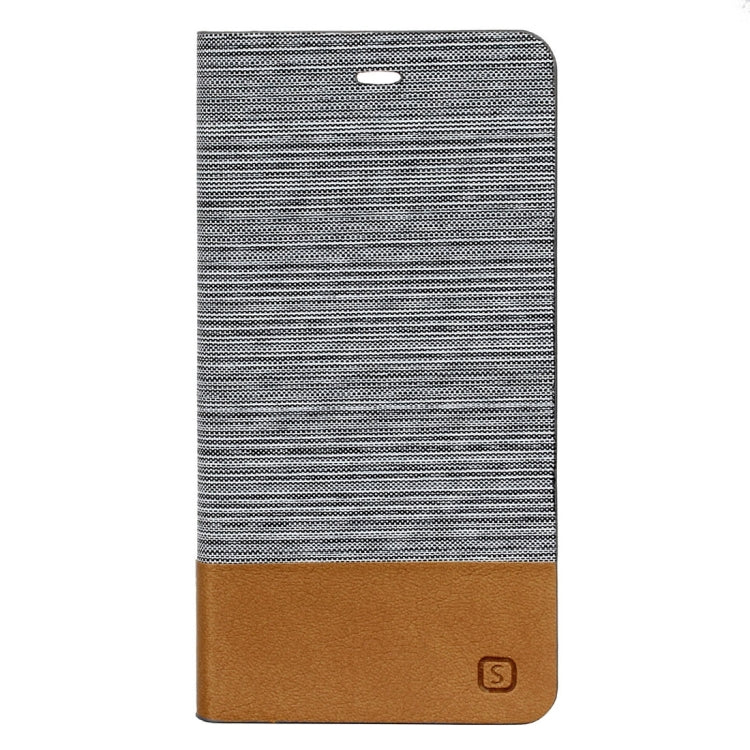 For Huawei P9 Canvas Pattern PU + TPU Horizontal Flip Leather Case with Holder & Card Slots