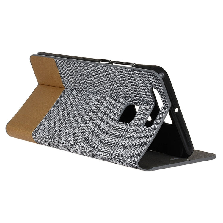 For Huawei P9 Canvas Pattern PU + TPU Horizontal Flip Leather Case with Holder & Card Slots