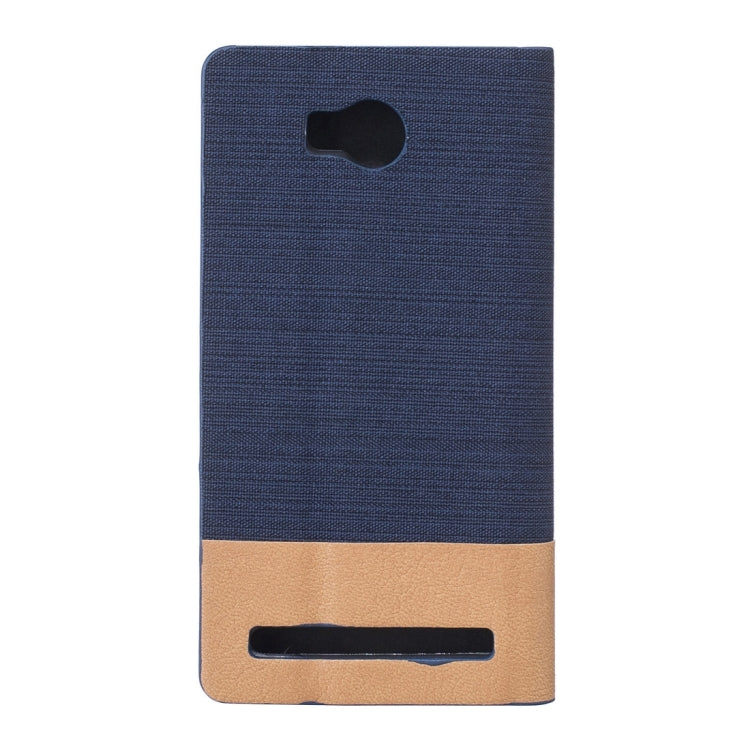 For Huawei Y3 II Canvas Pattern PU + TPU Horizontal Flip Leather Case with Holder & Card Slots