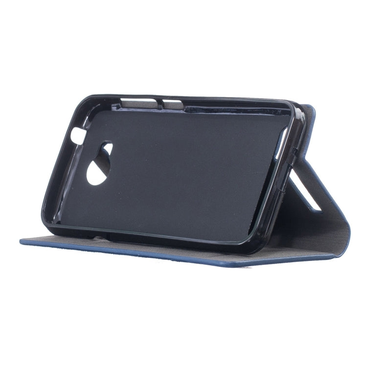 For Huawei Y3 II Canvas Pattern PU + TPU Horizontal Flip Leather Case with Holder & Card Slots