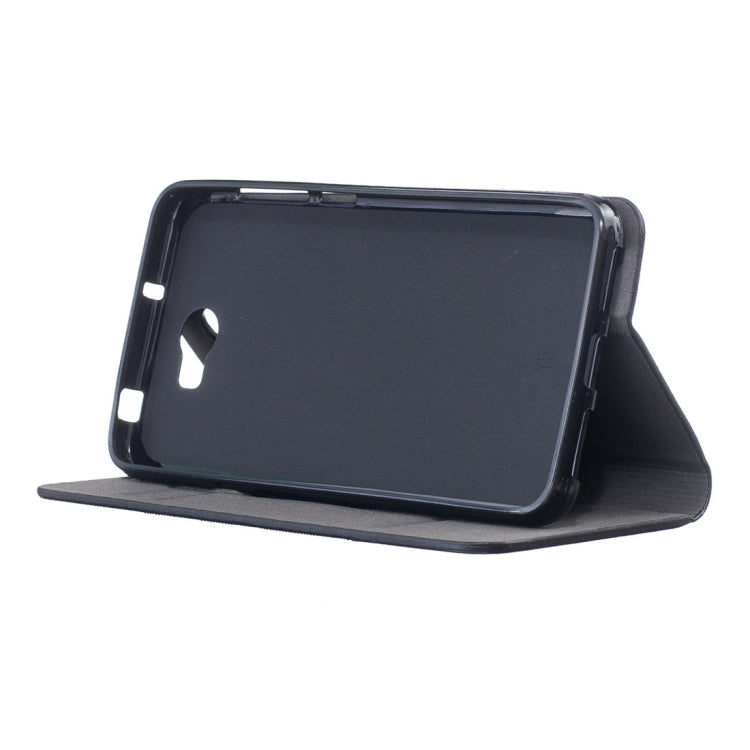 For Huawei Y5 II Canvas Pattern PU + TPU Horizontal Flip Leather Case with Holder & Card Slots