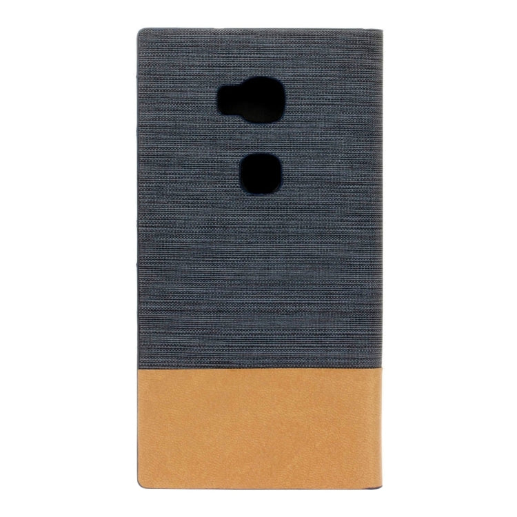 For Huawei Honor 5X Canvas Pattern PU + TPU Horizontal Flip Leather Case with Holder & Card Slots