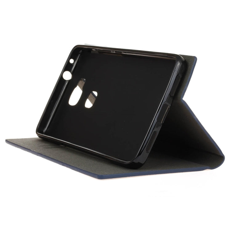 For Huawei Honor 5X Canvas Pattern PU + TPU Horizontal Flip Leather Case with Holder & Card Slots