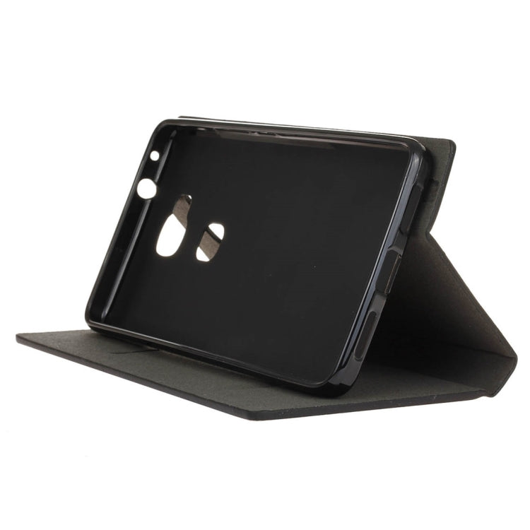 For Huawei Honor 5X Canvas Pattern PU + TPU Horizontal Flip Leather Case with Holder & Card Slots