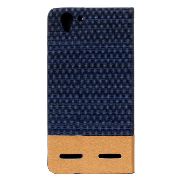 For Lenovo Vibe K5 Canvas Pattern PU + TPU Horizontal Flip Leather Case with Holder & Card Slots