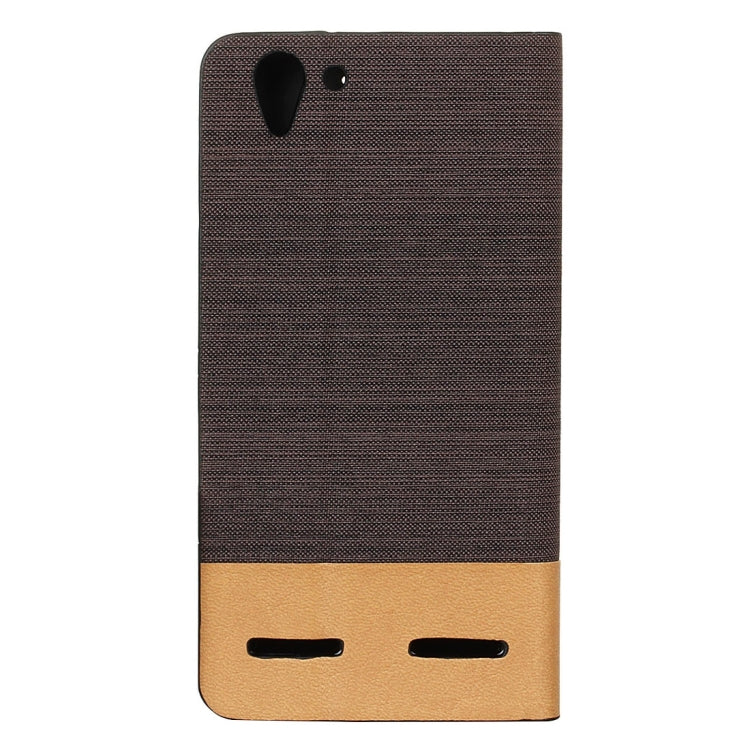 For Lenovo Vibe K5 Canvas Pattern PU + TPU Horizontal Flip Leather Case with Holder & Card Slots