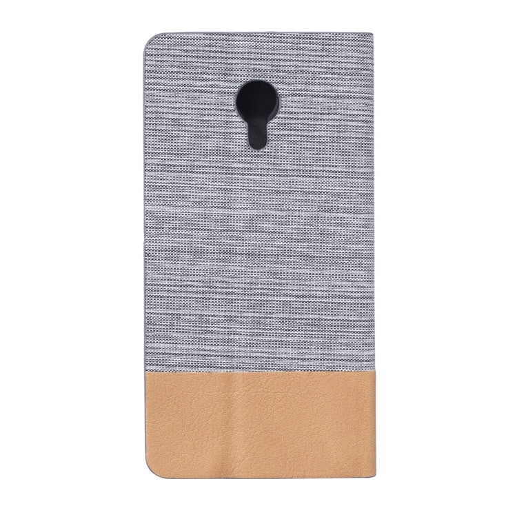 For Meizu For Meizu M3 Note / Meilan Note 3 Canvas Pattern PU + TPU Horizontal Flip Leather Case with Holder & Card Slots