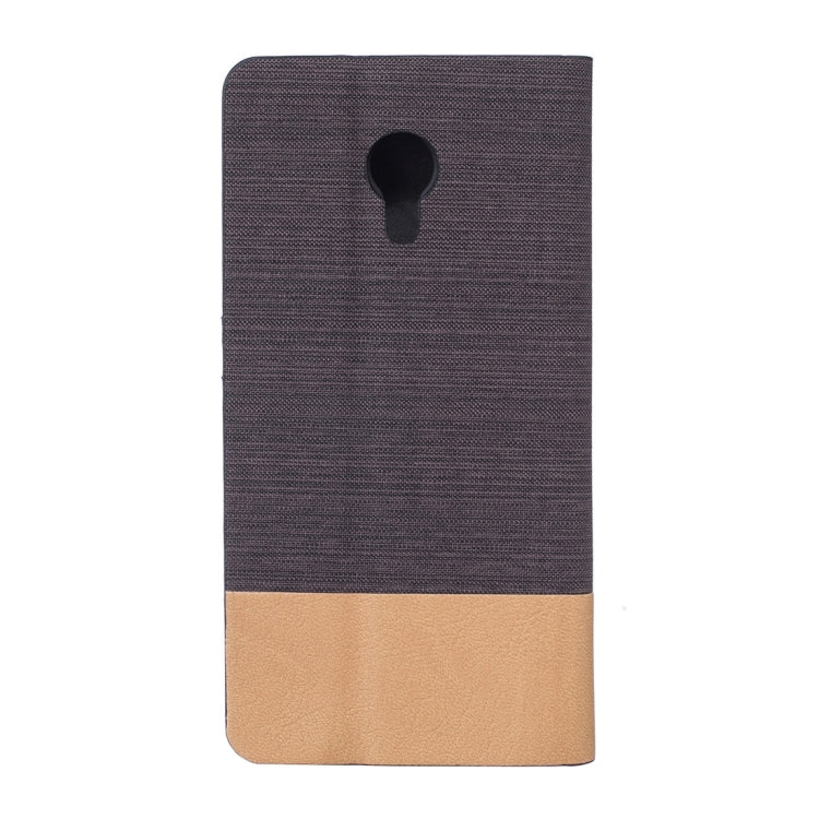 For Meizu For Meizu M3 Note / Meilan Note 3 Canvas Pattern PU + TPU Horizontal Flip Leather Case with Holder & Card Slots