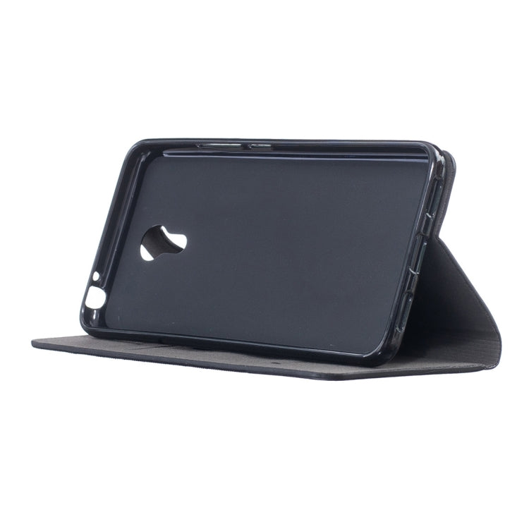 For Meizu For Meizu M3 Note / Meilan Note 3 Canvas Pattern PU + TPU Horizontal Flip Leather Case with Holder & Card Slots