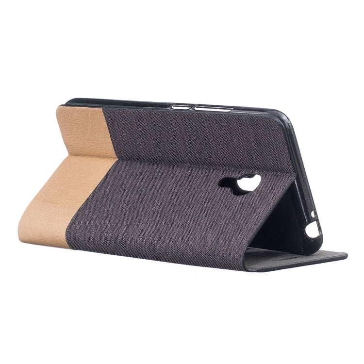 For Meizu For Meizu M3 Note / Meilan Note 3 Canvas Pattern PU + TPU Horizontal Flip Leather Case with Holder & Card Slots