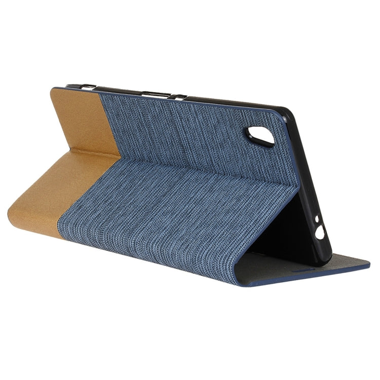 For Sony Xperia C6 Canvas Pattern PU + TPU Horizontal Flip Leather Case with Holder & Card Slots