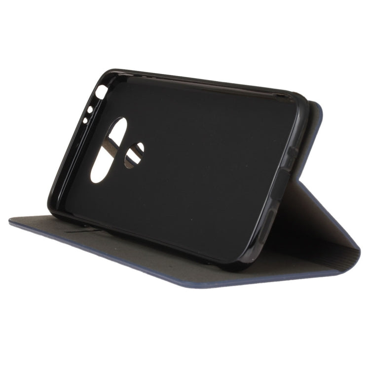 For LG G5 Canvas Pattern PU + TPU Horizontal Flip Leather Case with Holder & Card Slots