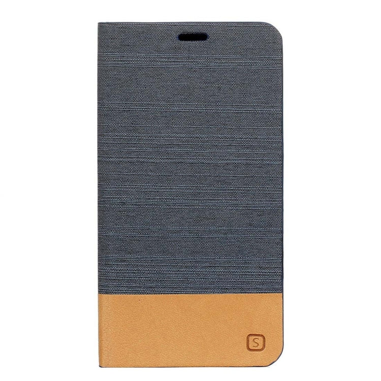 For Motorola Moto X Play Canvas Pattern PU + TPU Horizontal Flip Leather Case with Holder & Card Slots