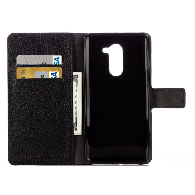For Huawei Honor 6X Litchi Texture Horizontal Flip Leather Case with Holder & Card Slots & Wallet