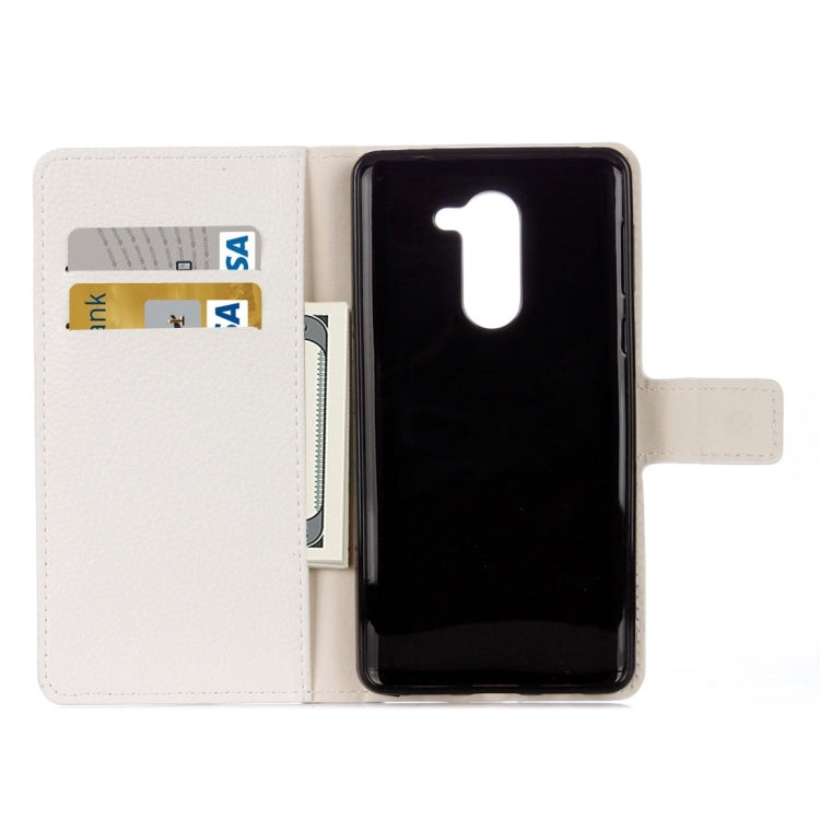 For Huawei Honor 6X Litchi Texture Horizontal Flip Leather Case with Holder & Card Slots & Wallet