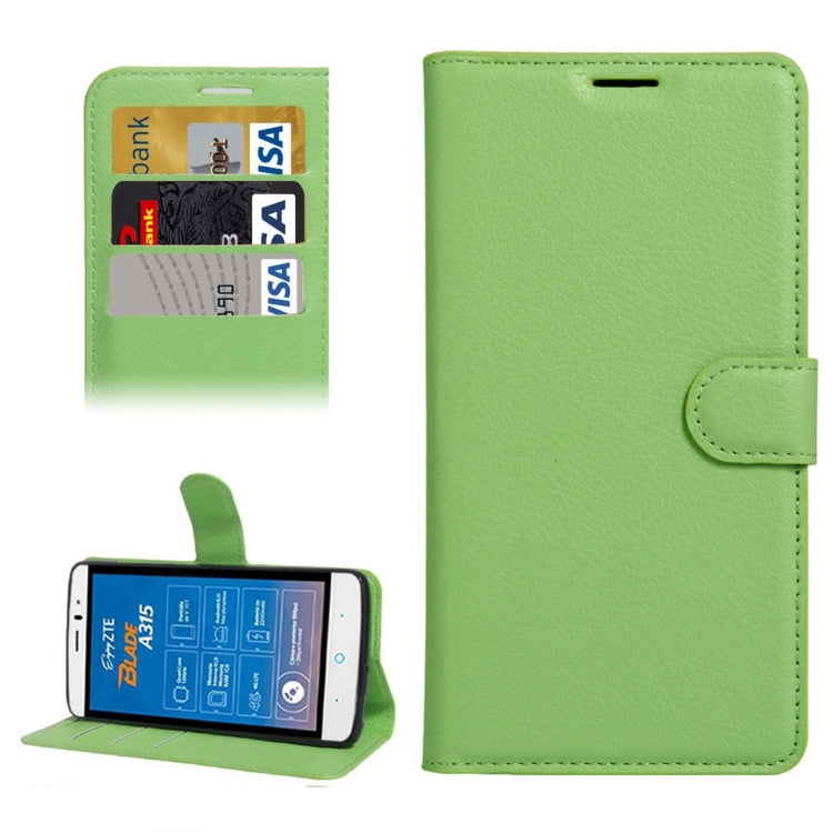 For ZTE Blade A315 Mini Litchi Texture Horizontal Flip PU Leather Case with Holder & Card Slots & Wallet