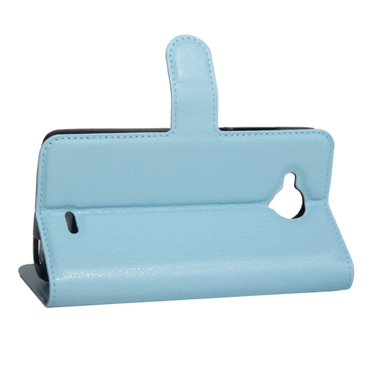 For ZTE Blade A315 Mini Litchi Texture Horizontal Flip PU Leather Case with Holder & Card Slots & Wallet