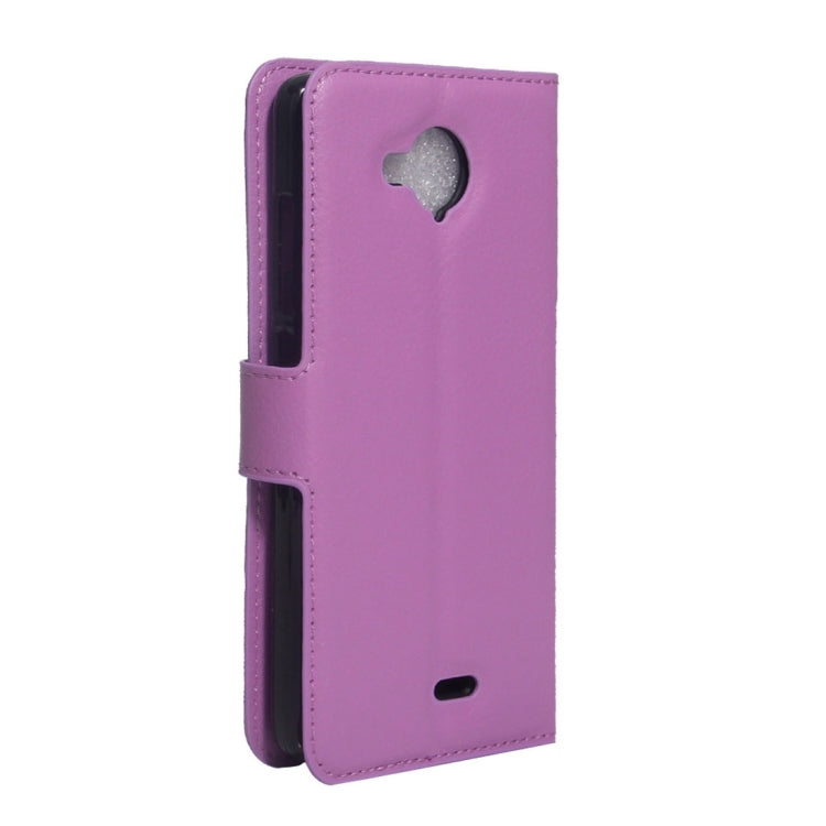 For ZTE Blade A315 Mini Litchi Texture Horizontal Flip PU Leather Case with Holder & Card Slots & Wallet