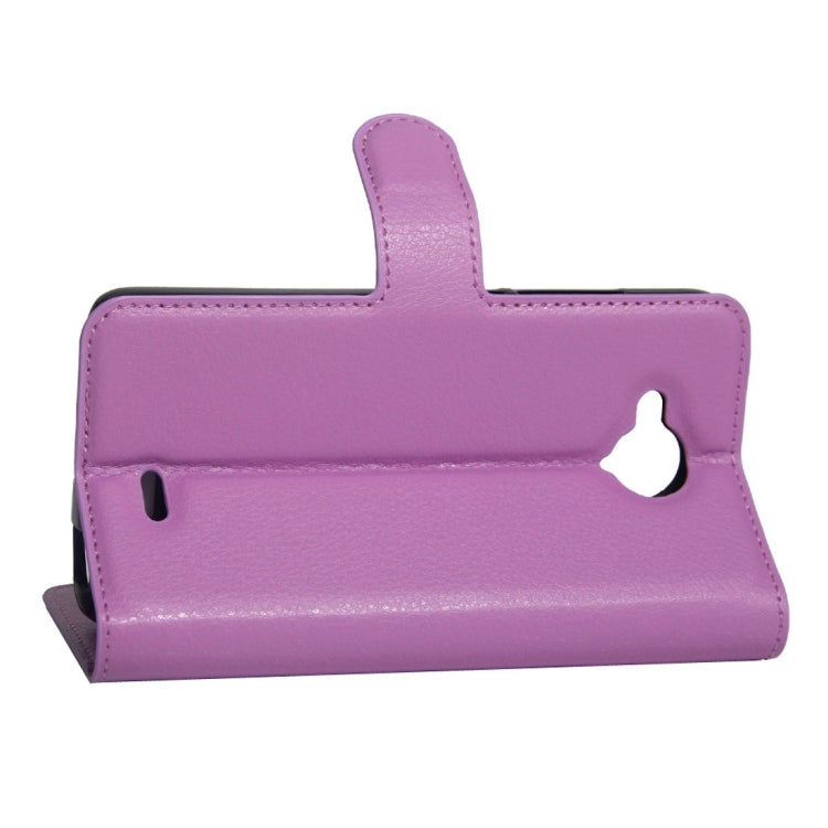 For ZTE Blade A315 Mini Litchi Texture Horizontal Flip PU Leather Case with Holder & Card Slots & Wallet