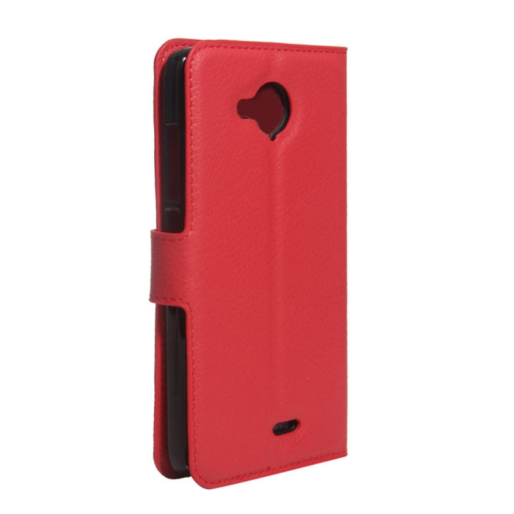 For ZTE Blade A315 Mini Litchi Texture Horizontal Flip PU Leather Case with Holder & Card Slots & Wallet