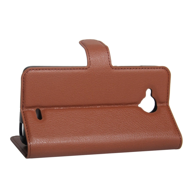 For ZTE Blade A315 Mini Litchi Texture Horizontal Flip PU Leather Case with Holder & Card Slots & Wallet