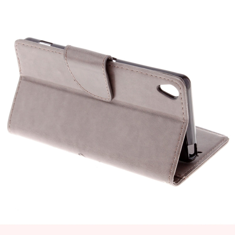 For Sony Xperia XA Butterflies Embossing Horizontal Flip Leather Case with Holder & Card Slots & Wallet & Lanyard