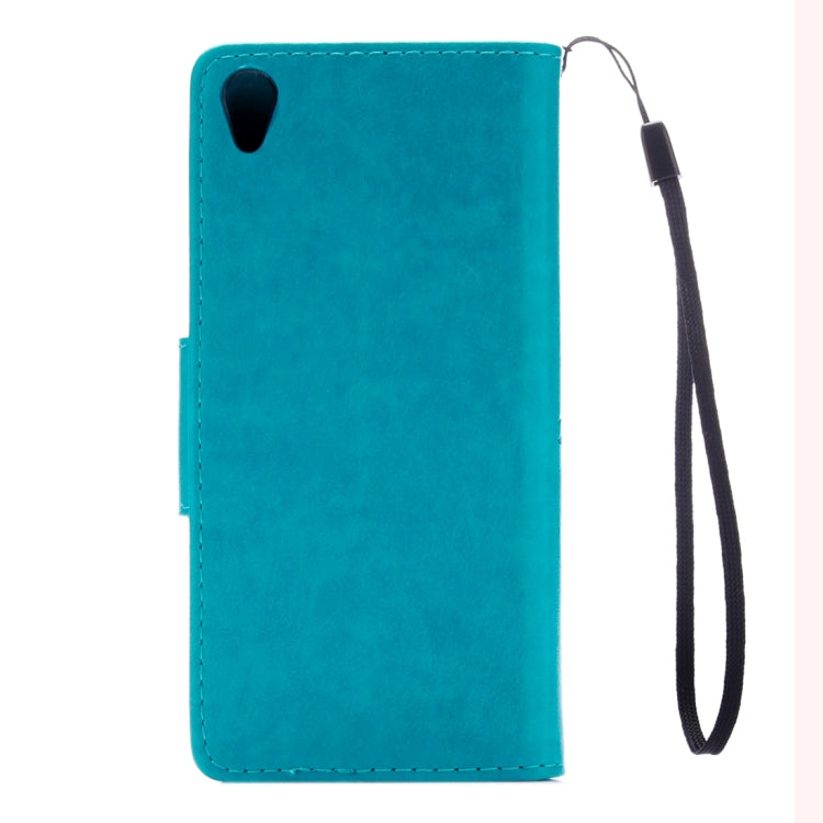 For Sony Xperia X Performance Butterflies Embossing Horizontal Flip Leather Case with Holder & Card Slots & Wallet & Lanyard