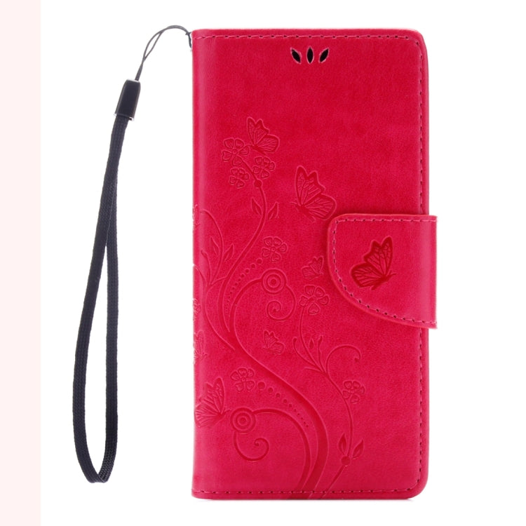 For Sony Xperia X Performance Butterflies Embossing Horizontal Flip Leather Case with Holder & Card Slots & Wallet & Lanyard