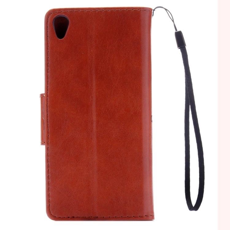 For Sony Xperia X Performance Butterflies Embossing Horizontal Flip Leather Case with Holder & Card Slots & Wallet & Lanyard