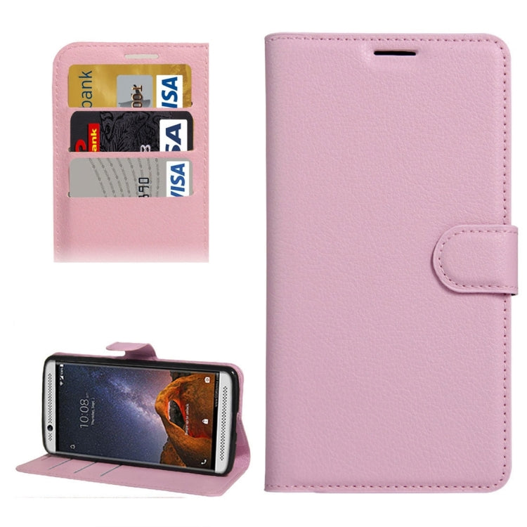 For ZTE AXON 7 Mini Litchi Texture Horizontal Flip PU Leather Case with Holder & Card Slots & Wallet