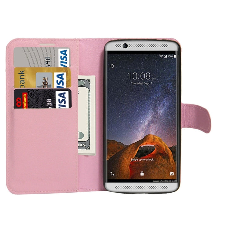 For ZTE AXON 7 Mini Litchi Texture Horizontal Flip PU Leather Case with Holder & Card Slots & Wallet