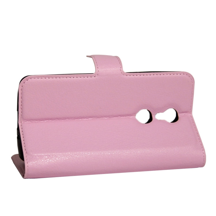 For ZTE AXON 7 Mini Litchi Texture Horizontal Flip PU Leather Case with Holder & Card Slots & Wallet