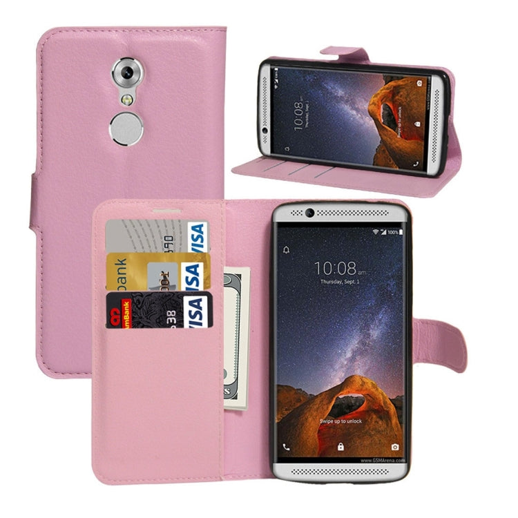 For ZTE AXON 7 Mini Litchi Texture Horizontal Flip PU Leather Case with Holder & Card Slots & Wallet